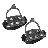 Robuste materialien: hergestellt aus robusten materialien, die haltbarkeit und rutschfestigkeit für den langzeitgebrauch bieten, rutschfeste steigeisen für den außenbereich, schuhsteigeisen