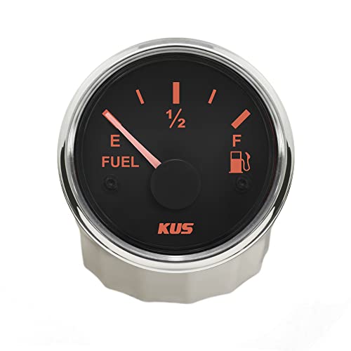 Reloj de combustible 52mm KUS impermeable con retroiluminación de 0-5V 5