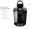 Cafetera Keurig K-Classic de una taza con cápsulas K-Cup, 3 tamaños de preparación, depósito removible de 48 oz, negro 5