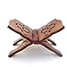 Produktbild WhopperIndia Collapsable Gebet Buch Bible Stand Kirche und Kapelle Supplies Free Reading Stand mit komplizierten Schnitzereien