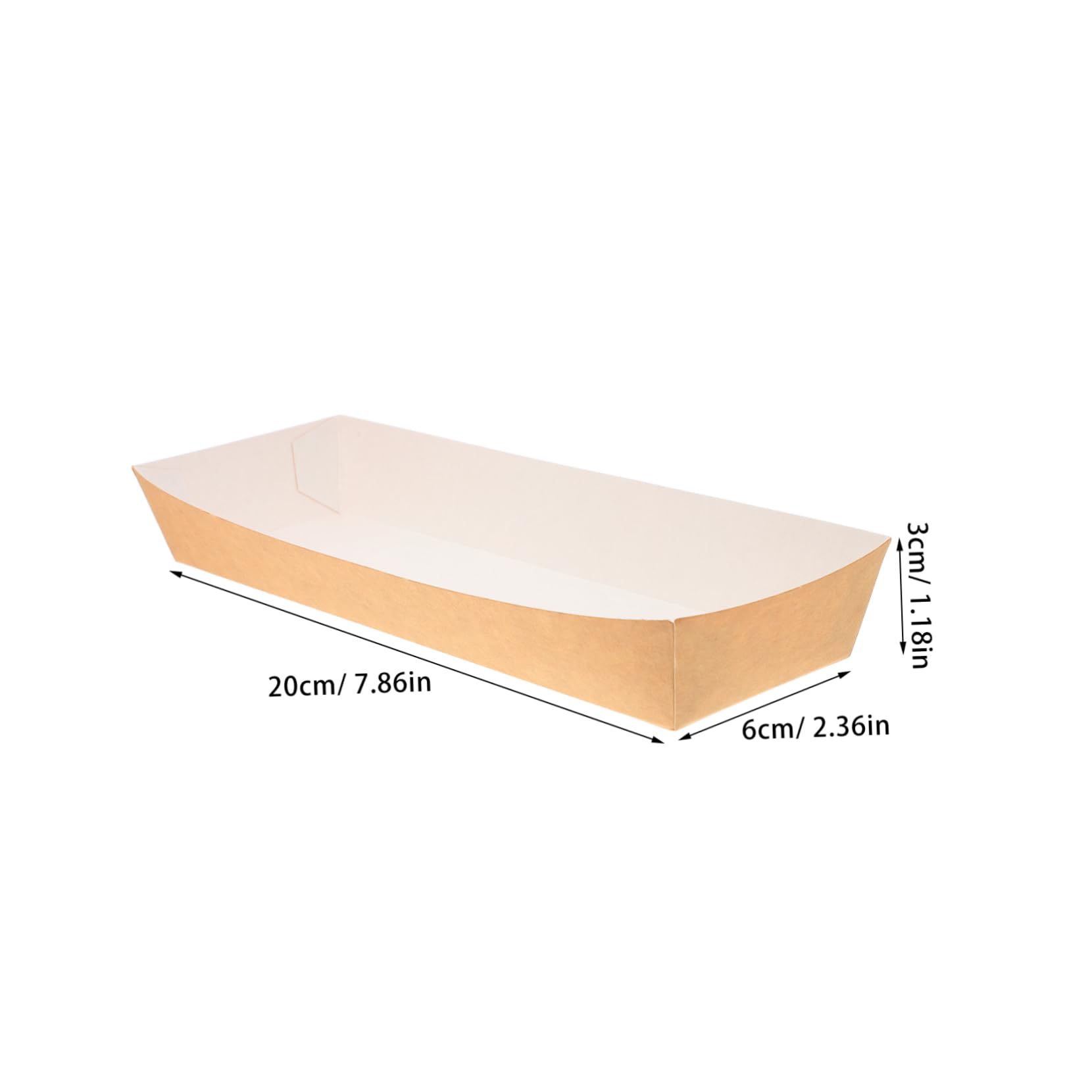 KICHOUSE 50pcs Paper Hot Dog Wrappers Greaseproof Food Trays Hamburger Cardboard Boxes Paper Burger Boxes Sandwich for Takeout Picnic Food Chinese Takeout Containers Western Dessert Picnic