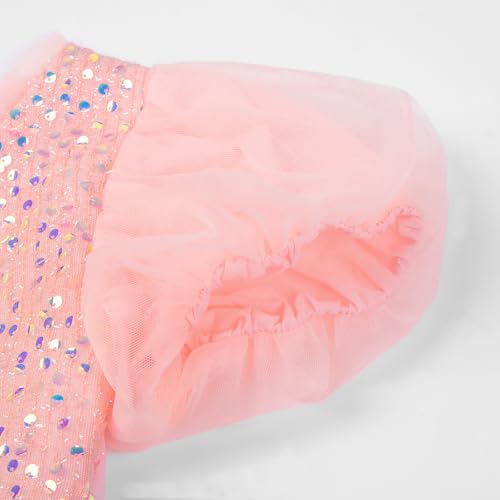 JerrisApparel Girls Princess Puffy Tulle Dress Wedding Pageant Party Prom Formal Ball Gown4