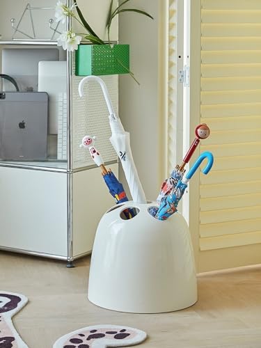Porte-parapluie anti-goutte blanc en plastique ABS pour entrée propre - 4
