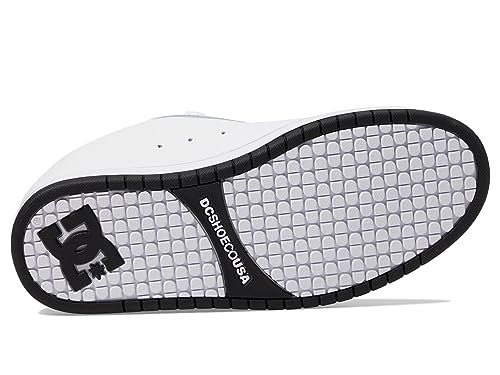 DC DC Men's Court Graffik SQ Casual Skate Shoe White/Black/Black 9