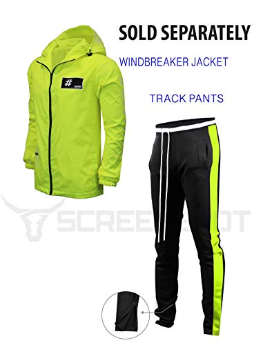 Image of Screenshotbrand Lightweight Hooded Water Resistant Windbreaker - Zip-up Fashion Map Print Rain Jacket