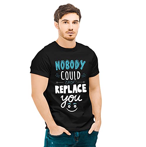 Image of Hangout Hub | Couple Tshirts | Nobody Could Replace You | Set of 2