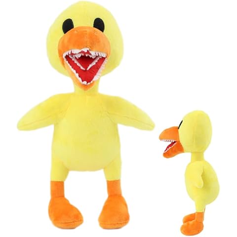 BCASA 30cm game rainbow friends plush doll toys,cute rainbow friends plush toy,Cute Little Yellow Duck Showing Teeth,rainbow Friends Plushies,For Kids Adult Fans Decoration (yellow) Cover
