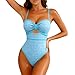 Sky Light Blue Womens Sexy Basic Swimwear Unitard for Women Spaghetti Strap Backless Spandex Track Athletic Jogger 2026 Soft Comfy Clothes Fashion M