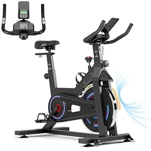 Fitnessbikes Heimtrainers Fahrrad mit Magnetischem Widerstand Trainingsgeräte Fitness bike Heimtrainer höhenverstellbar maximale Belastung 120 kg