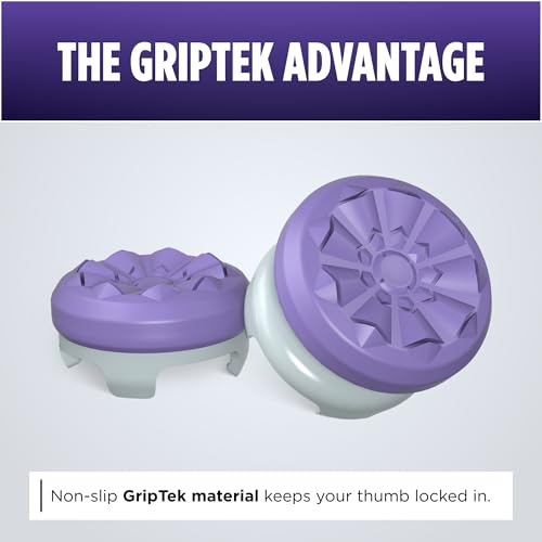 KontrolFreek FPS Freek Galaxy Purple for PlayStation 4 (PS4) and PlayStation 5 (PS5) | Performance Thumbsticks | 1 High-Rise, 1 Mid-Rise | Purple - Image 4
