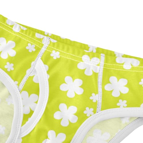 Boys' Exclusive Briefs Toddler Underwear 95% Combed Cotton Boxerbriefs 2T Flower Pattern 504