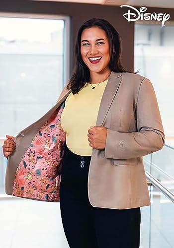 Women's Disney Lion King Blazer, Future King and Queen Inside Pattern Suit2