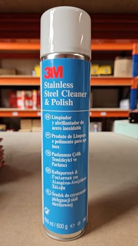 Spray. 600 ml. 7000116804 3M Spray detergente in acciaio inox