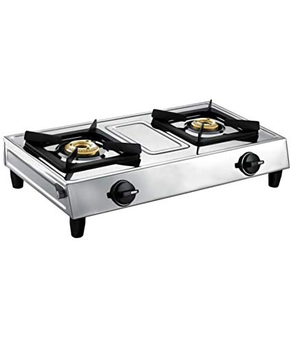 Image of Mars Eco Double Burner Stainless Steel Gas Stove