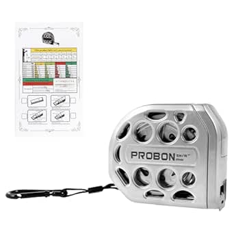 25ft Retractable Stainless Steel Tape Measure - Dual Sided, Waterproof, Hollow Design, Rustproof