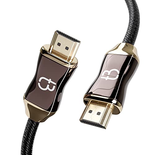 Tradebit - Cable HDMI 2.1 8K I 48Gbps de alta velocidad I 8K@60Hz I 4K @120Hz I DTS:X I HDCP 2.2 & 2.3 I HDR 10 I eARC I Compatible con consola PS5 XsX PC Gaming Laptop