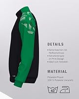 JAKO Polyesterjacke Sonic Unisex, schwarz/grün, S – Ansicht 5
