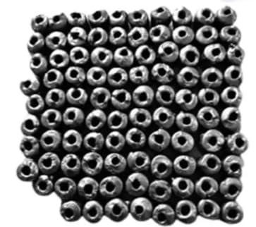 PURKAIT Fishnet Steel, Silver Bell Fishing Sinker (Removable Pack of 97)