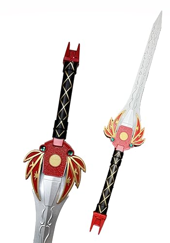 Blazing Steel Foam Ranger Sword Super Sentai Show Costume Cosplay Prop for Halloween Xmas and Collectors 1:1 Scale (Red Sword of Power)