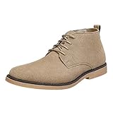 Bruno Marc Men's Chukka Natural Suede Leather Chukka Desert Oxford Ankle Boots Size 10 M US