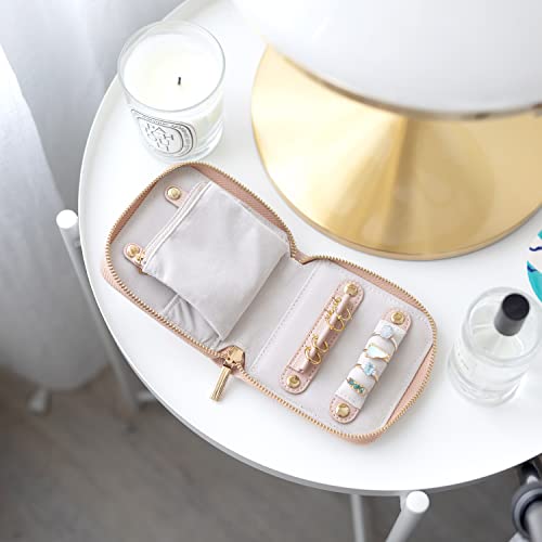 Stackers Blush Compact Jewellery Roll, Blush Pink - Image 2