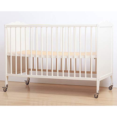 Roulettes pivotantes silencieuses en caoutchouc anti-rayure lit bébé