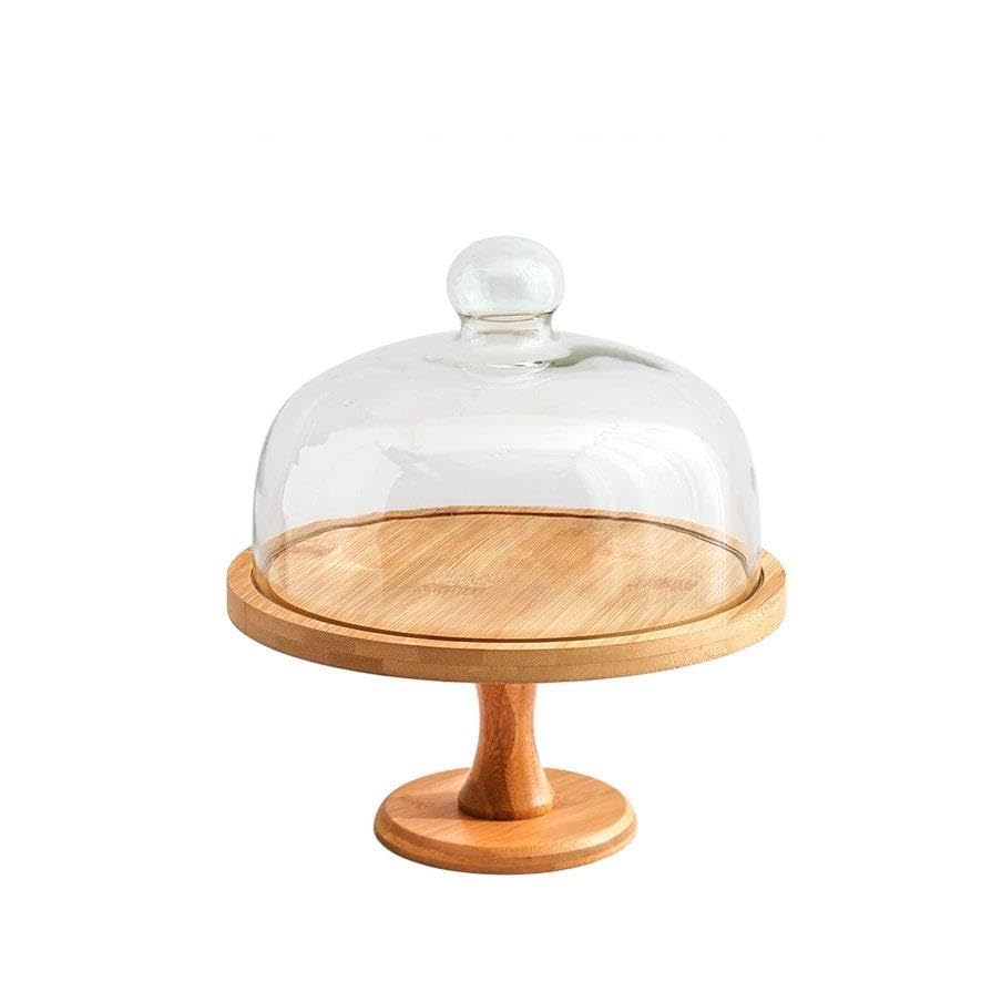 Multiuso Piatto degustazione espositore for torte con piede alto