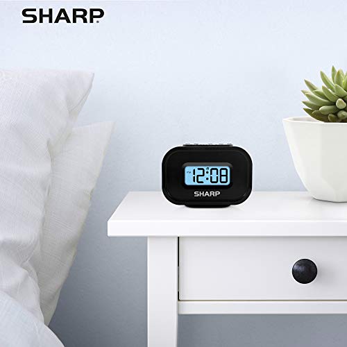 Sharp Desktop Atomic Battery Powered Clock #TOP6