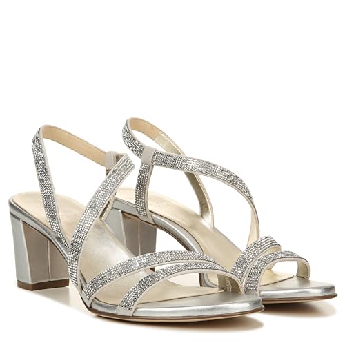Naturalizer Women's Vanessa Heeled Sandals, Silver, 7.5 Wide by Naturalizer - Image 7