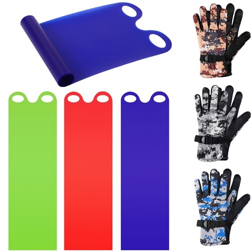 Leyndo 6 Pcs Lightweight Roll up Snow Sled 54 with