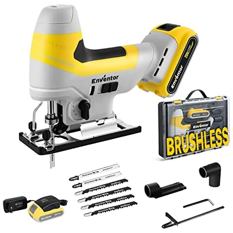 Sierra Caladora Batería Enventor Brushless 20V Cover