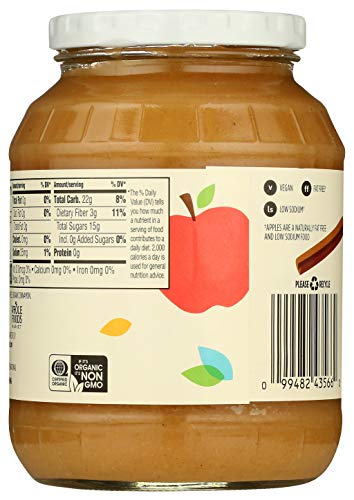 Image of 365 by Whole Foods Market, Organic Cinnamon Apple Sauce, 24 Ounce (Pack of 4)