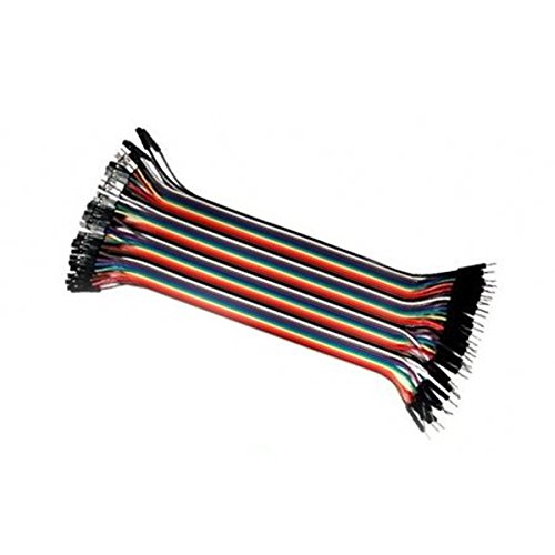 UEETEK 30 cm 40 pinos macho para fêmea Prancha Jumper Cabos de fita