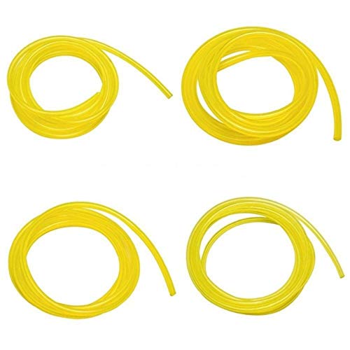 Bigherdez 4pcs 1.8m Fuel Line Hose Lubricant Tubing for Weedeater Chainsaw Engines Set Replacement Kit Petrol Gas Line Pipe