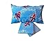 Spiderman, Bettlaken für französisches Bett, Bettlaken, Spannbettlaken, Kissenbezug, Blau, Marvel, Disney, 100% Baumwolle, offizielles Produkt