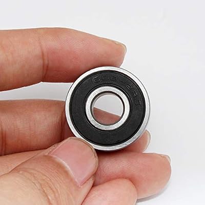 Wellgo 608-2RS Ball Bearings Skateboard Bearings Double Rubber Sealed Shielded Miniature Deep Groove Bearings 8mm x 22mm x7mm for Skateboards Inline Skate Scooter Roller Blade Skates etc -10pcs