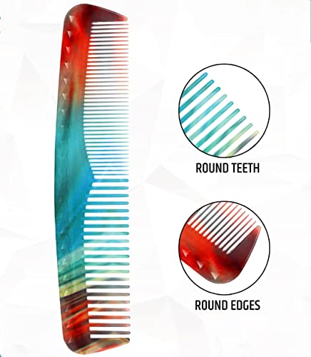 Image of Maple Premium Dressing Detangling Printed Hair Comb Combo Set Italy Comb for Men,Women (Multicolour), Imported, Pack of 3