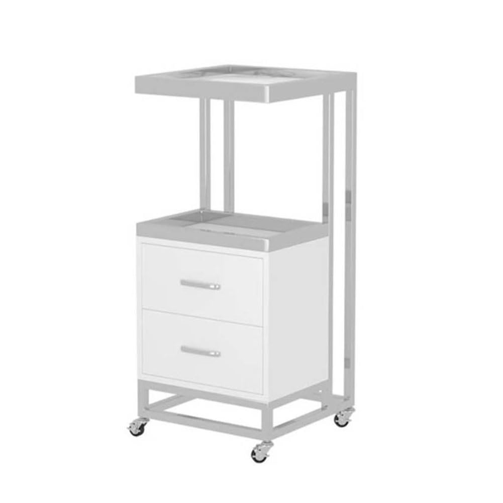 JKJZSALJ Salon Trolley Cart - With Wheels Mobile Storage Tray Cart -For Beauty Salon Makeup Storage Spa Service Instrument Storage Tray,A,37x37x85cm