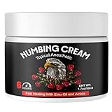 Numbing Cream Extra Strength, 6 Hours Deep Numbing Cream Maximum Strength with Emu Oil and Arnica, 50g/1.7oz
