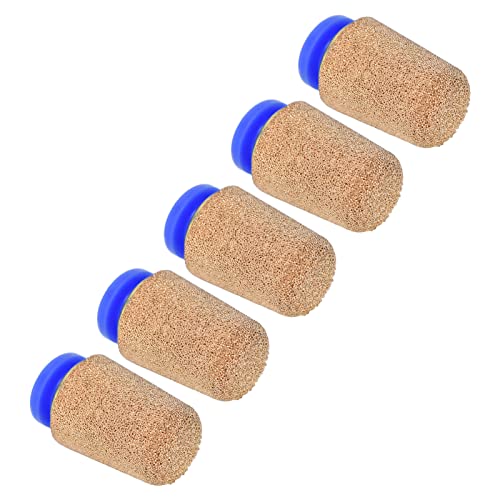 5 Stück Luftpneumatische Schalldämpfer Abgasschalldämpfer Lärmfilter Reduzierer Hardware PSF6 Pneumatischer Auspuffschalldämpfer