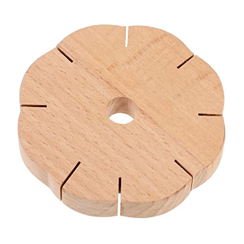 DOITOOL 1 Pieza Disco de Pulseras de Madera Herramienta Diy Multifuncional para Trenzar Cuerdas para Manualidades y Accesorios para Principiantes y