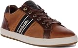 Pantofola d'Oro Melfi Uomo Low Men's Lace Up Suede Leather Trainers (Brown, US 7)