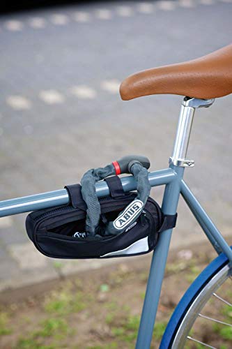 ABUS Fahrradtasche Oryde ST 2250 - Rahmentasche mit Klettband - wasserabweisendes Material - Schwarz