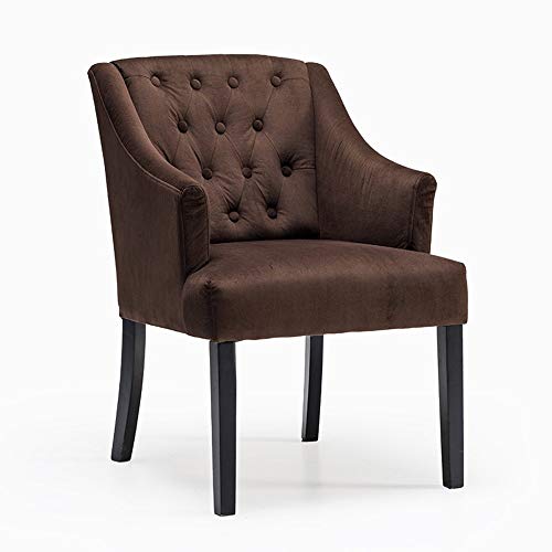 ZZP Chairs Modern Furniture Dining Soft Cushion Seat and Back Wooden Style Kitchen for Dining and Living Room,D