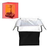 El interior es de una película de aluminio puro, el exterior es de papel de aluminio ignífugo, resistente a altas temperaturas y no se encenderá.