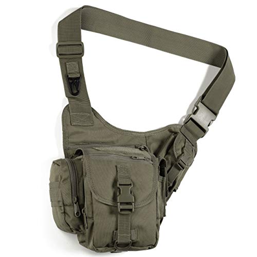 Red Rock Outdoor Gear Sidekick Sling Bag (Small, Olive Drab) Red Rock Outdoor Gear Sidekick Sling Bag (Small, Olive Drab)