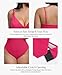 Popilush Cocktail Dresses for Women Built in Shapewear Thong Cocktail Party Club V Neck Summer Pink Mini Dress
