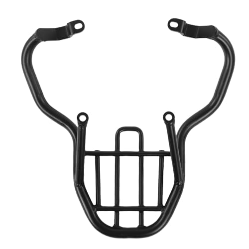 Porte-bagages arrière de moto en acier noir mat avec support amovible pour X300