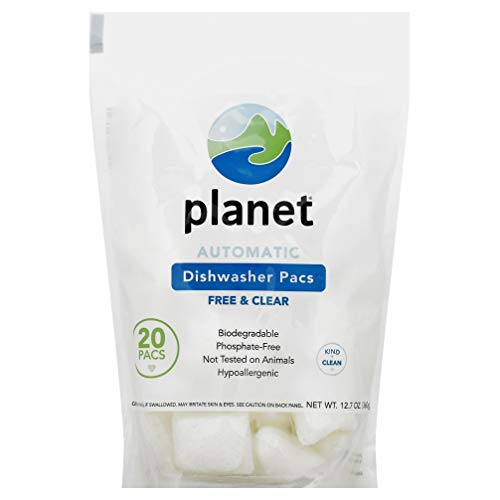 Planet Automatic Free & Clear Dishwasher Pacs, 12.7 Ounce #TOP3