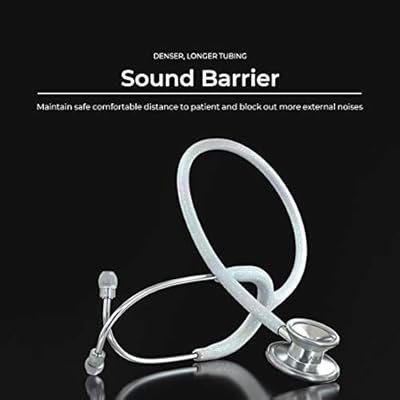 MDF Instruments MD One Epoch Lightweight Titanium Stethoscope, Adult, Kaleidoscope/Paws Tube + MDF LUMiNiX Medical Professional Penlight